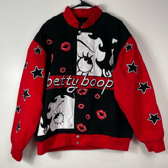 Betty Boop Hollywood Varsity Jacket - Picture 9 of 11